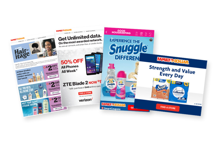 Family Dollar Co-Branded Digital Media